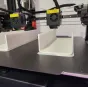 3D printer printing DIY Ziploc bag holders